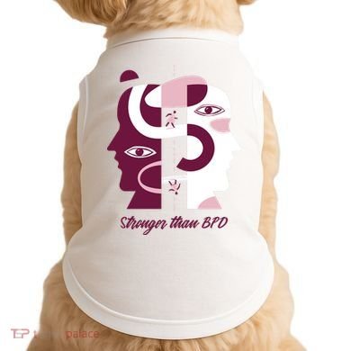 Stronger Than BPD Awareness Doggie Tank