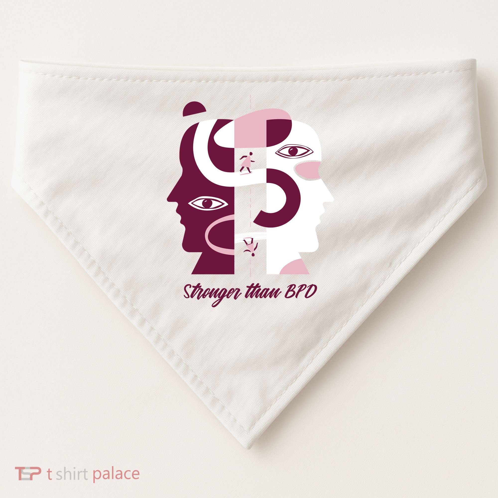 Stronger Than BPD Awareness USA-Made Doggie Bandana