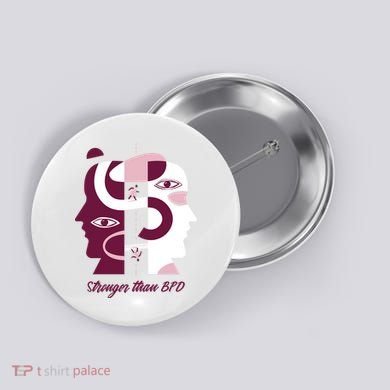 Stronger Than BPD Awareness Button