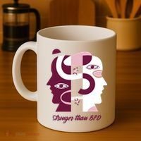 Stronger Than BPD Awareness Coffee Mug thumb 4