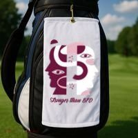 Stronger Than BPD Awareness Golf Towel thumb 2