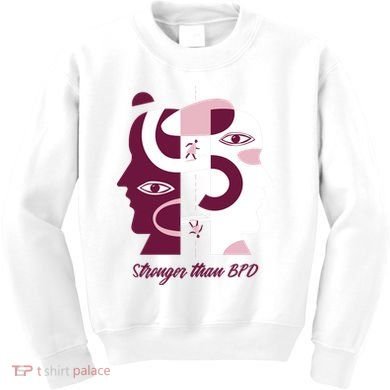 Stronger Than BPD Awareness Kids Sweatshirt