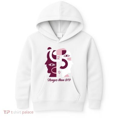 Stronger Than BPD Awareness Kids Hoodie