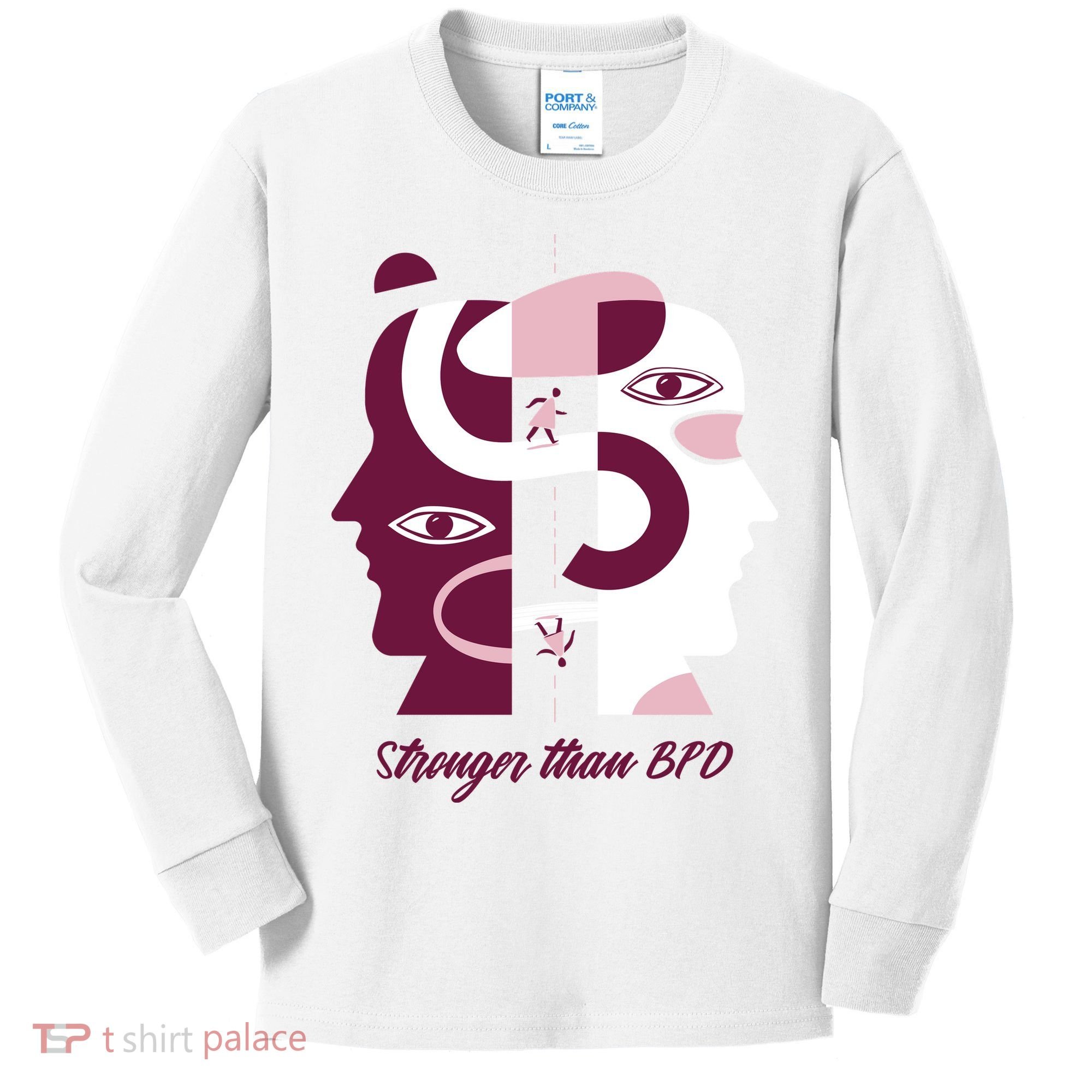 Stronger Than BPD Awareness Kids Long Sleeve Shirt