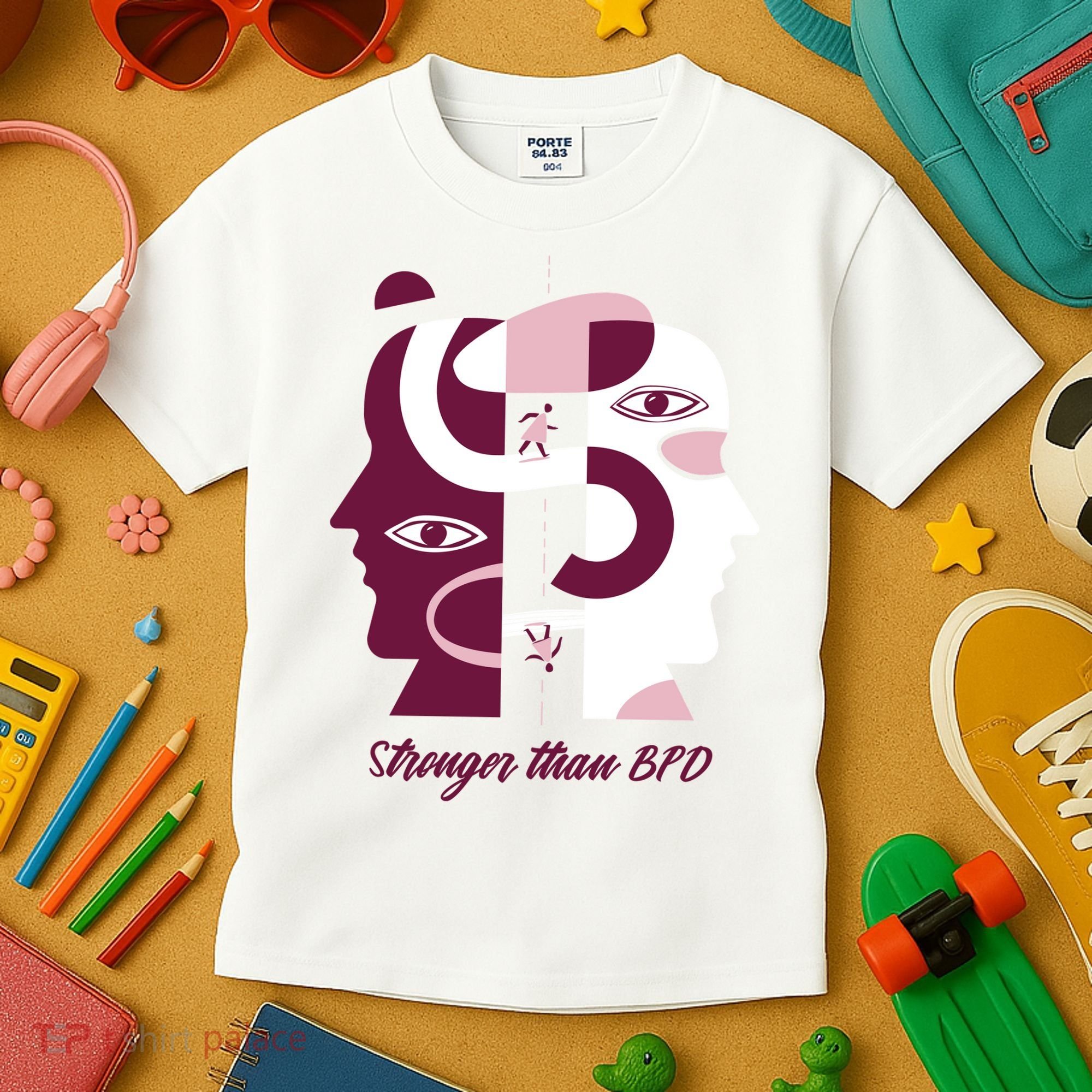 Stronger Than BPD Awareness Kids T-Shirt