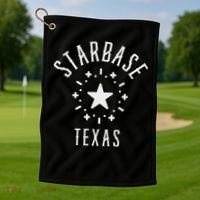Starbase Texas Boca Chica Starship Space Travel Souvenir Golf Towel thumb 1