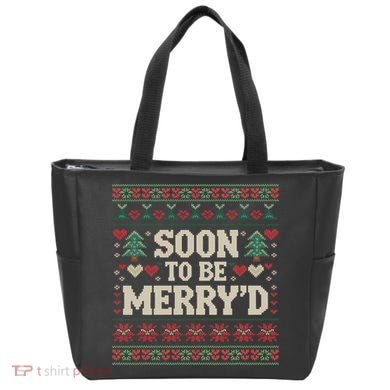 Soon To Be MerryD Engaged Couples Matching Ugly Christmas Tote Bag