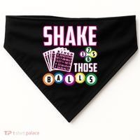 Shake Those Balls Funny Bingo USA-Made Doggie Bandana thumb 0