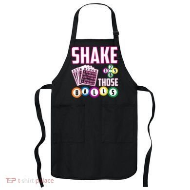 Shake Those Balls Funny Bingo Apron