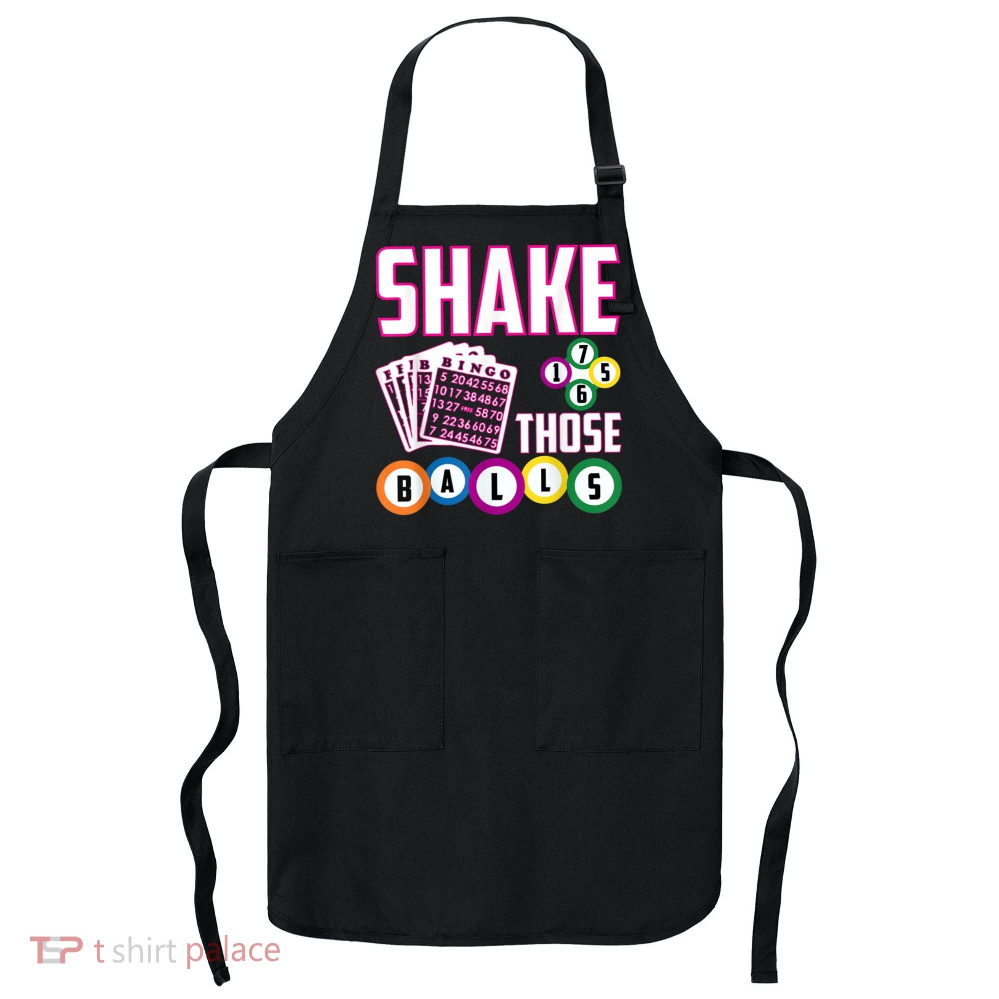 Shake Those Balls Funny Bingo Apron