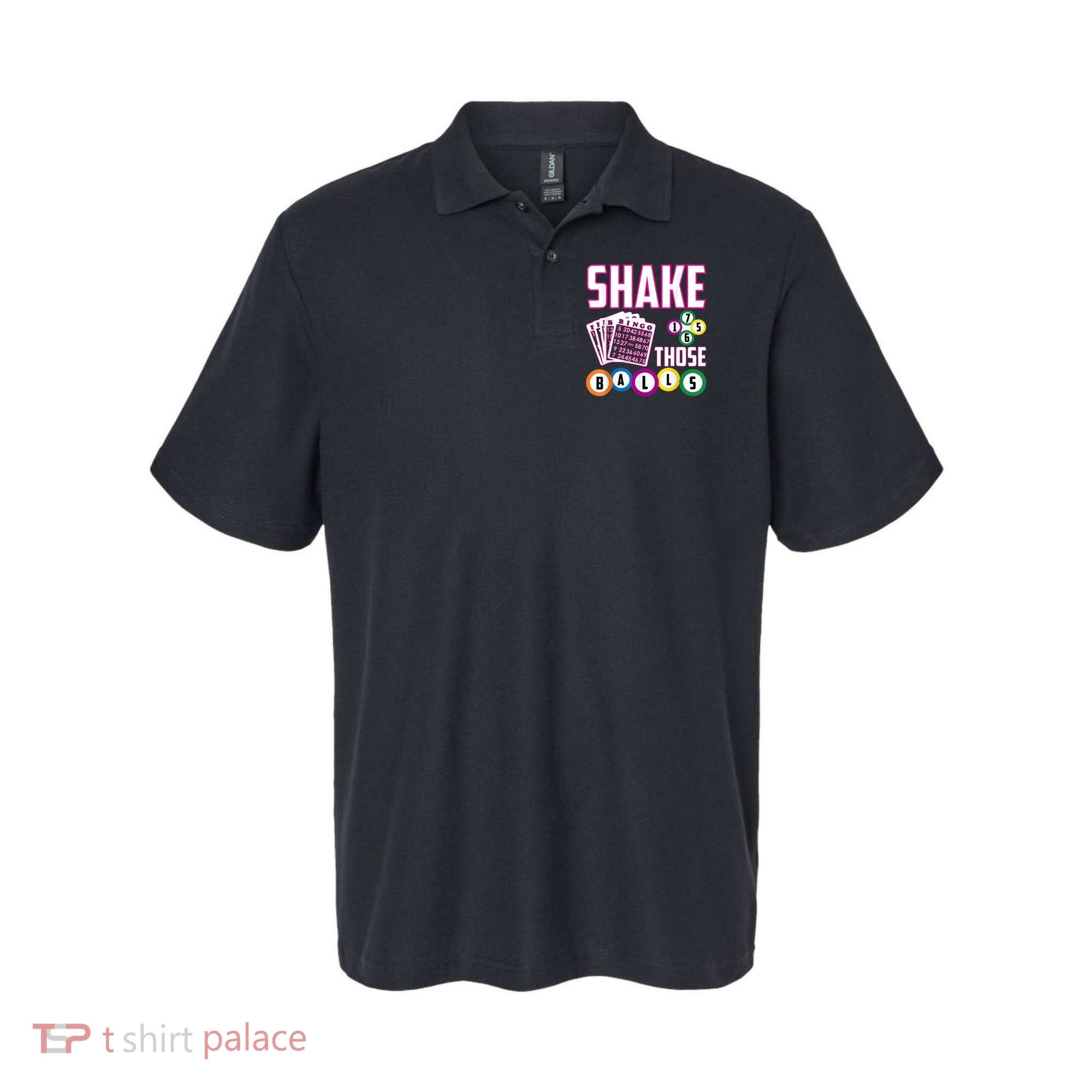 Shake Those Balls Funny Bingo Polo