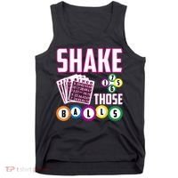Shake Those Balls Funny Bingo Tank Top thumb 0