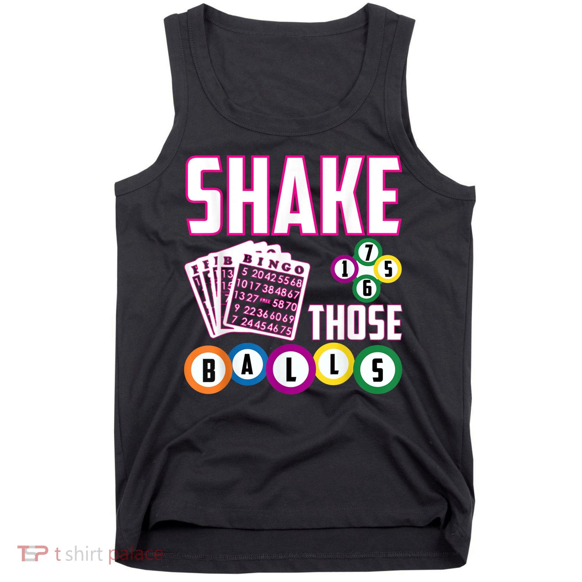 Shake Those Balls Funny Bingo Tank Top