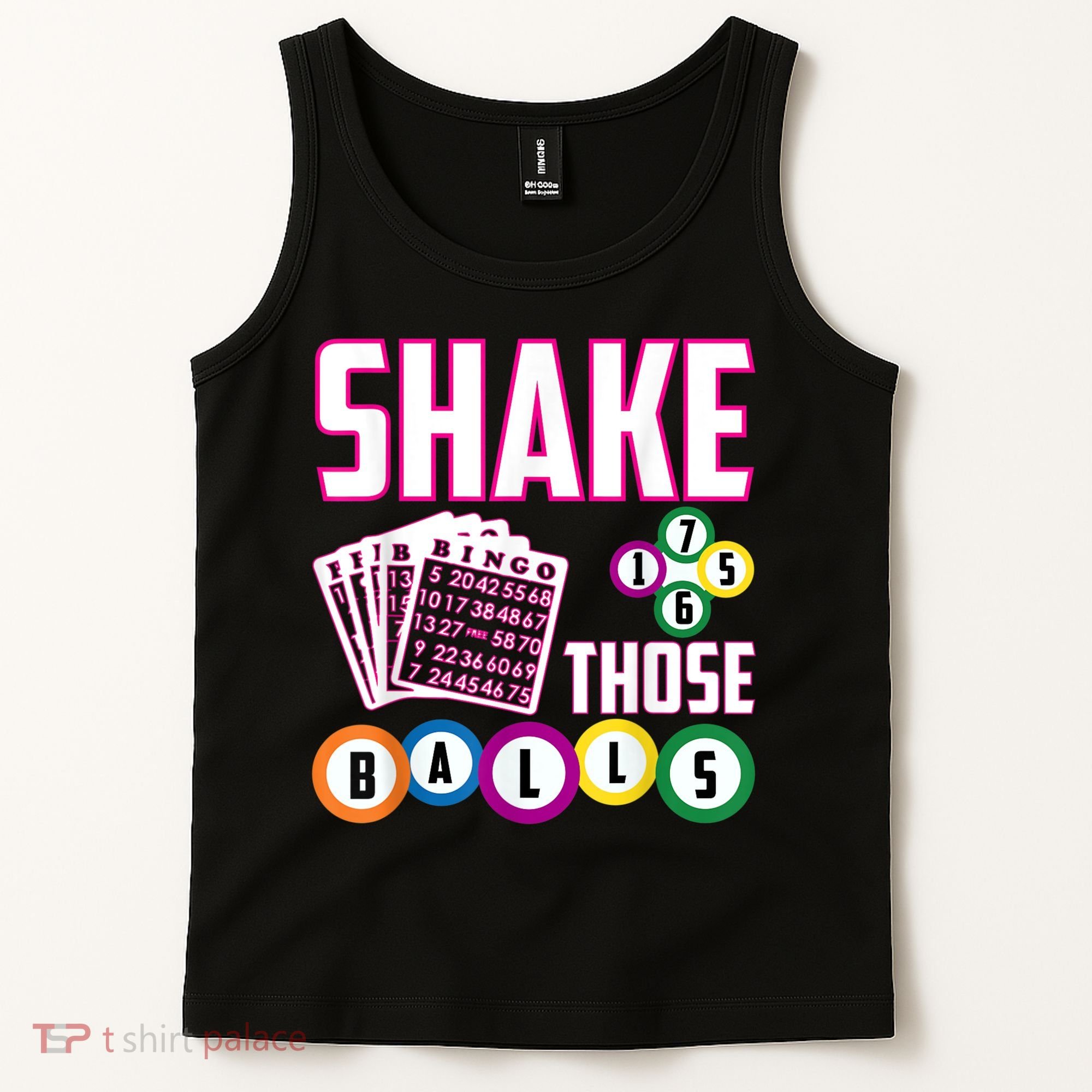 Shake Those Balls Funny Bingo Tank Top