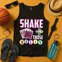 Shake Those Balls Funny Bingo Tank Top thumb 4