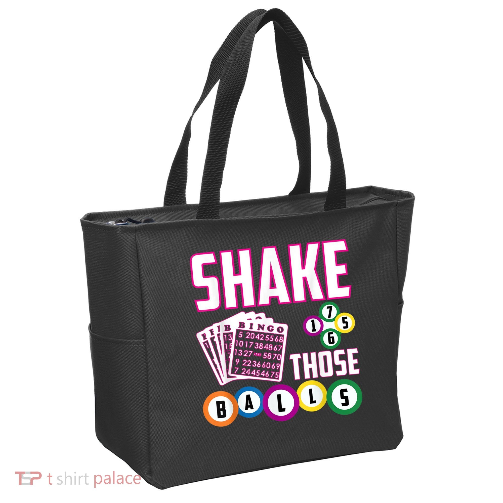 Shake Those Balls Funny Bingo Tote Bag