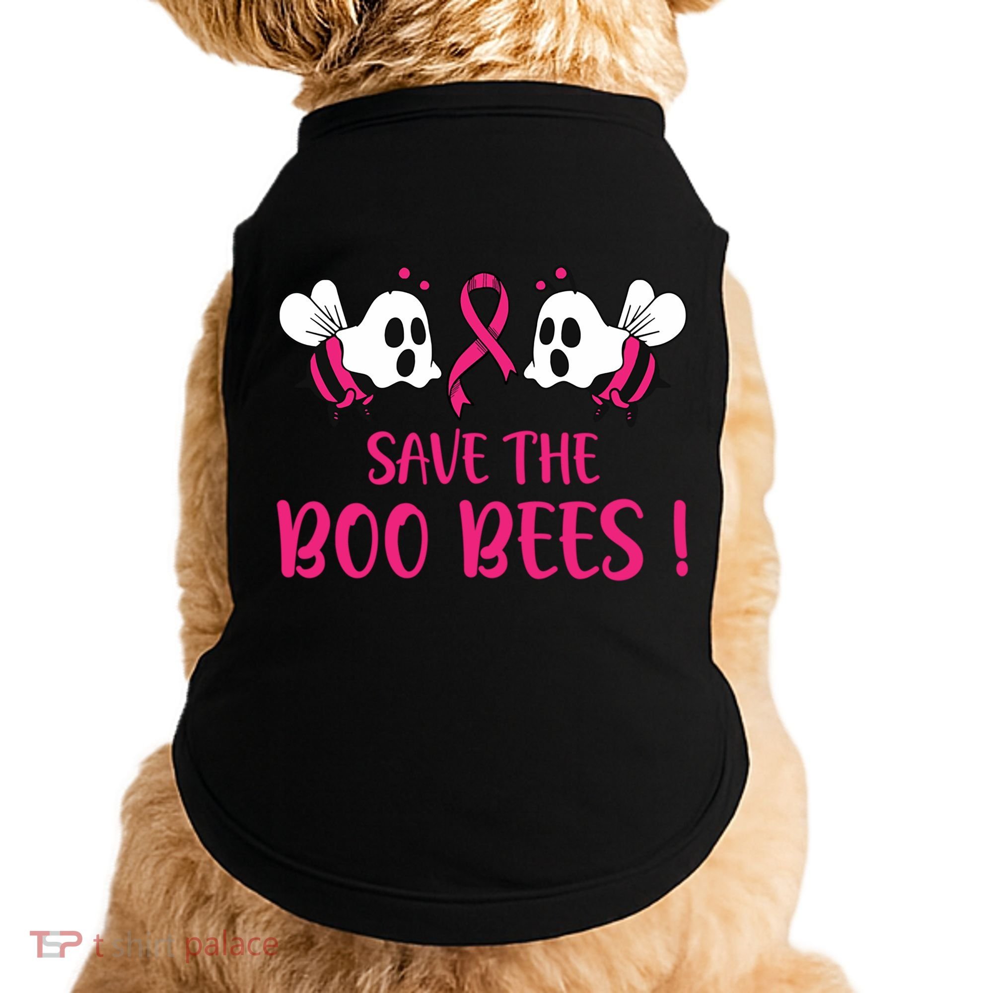 Save The Boobees Boo Bees Breast Cancer Halloween Gift Doggie Tank