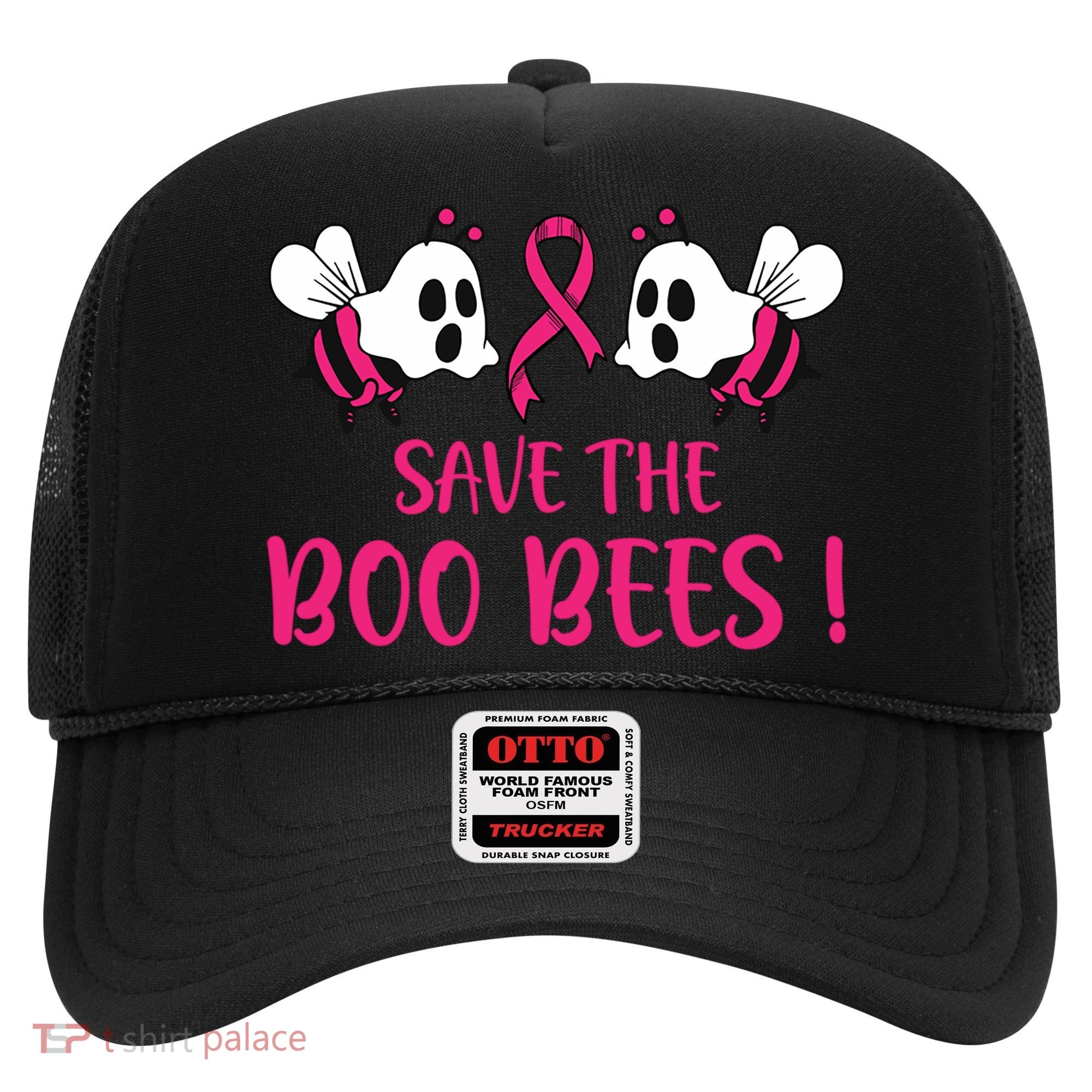 Save The Boobees Boo Bees Breast Cancer Halloween Gift Hat