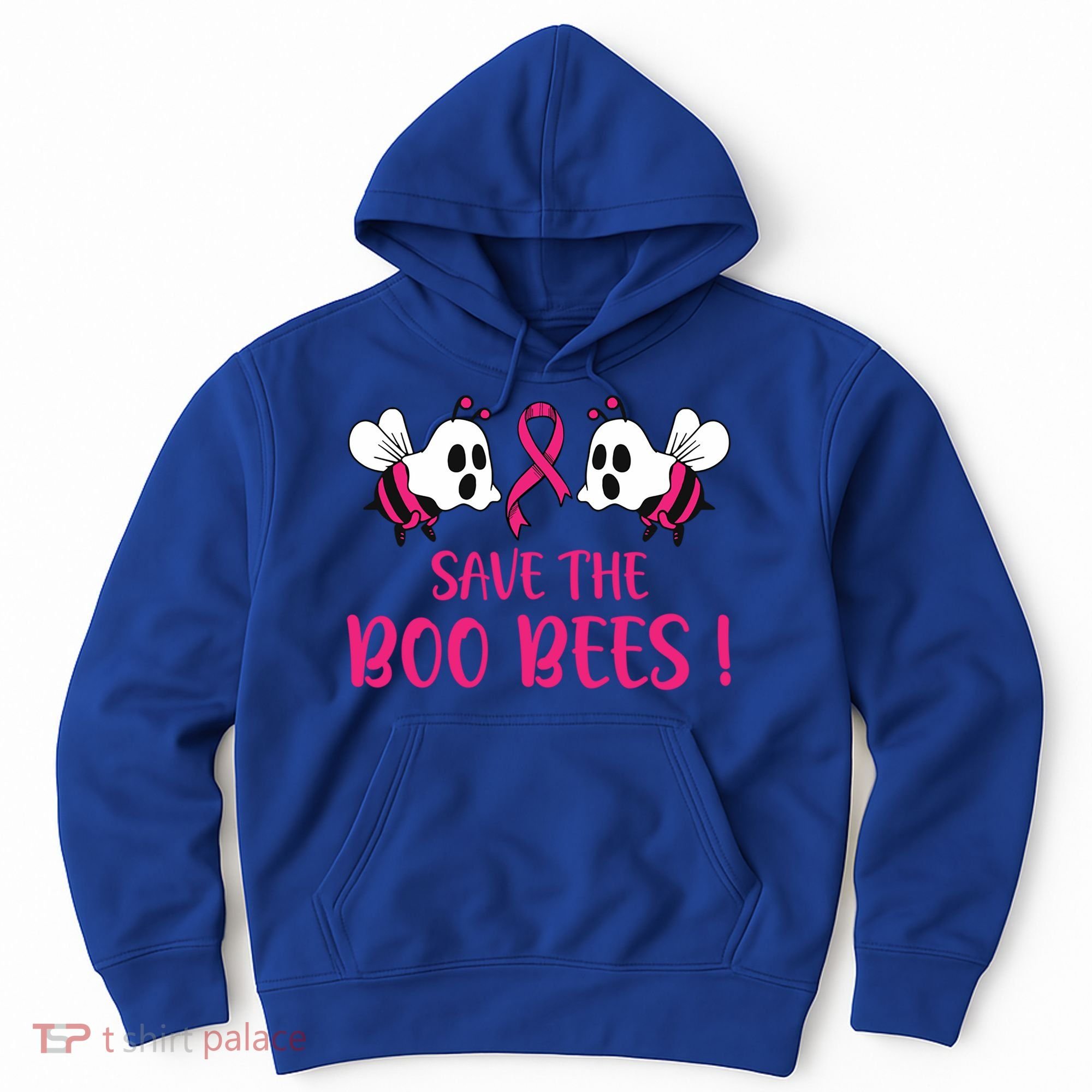 Save The Boobees Boo Bees Breast Cancer Halloween Gift Hoodie