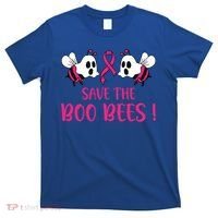 Save The Boobees Boo Bees Breast Cancer Halloween Gift T-Shirt thumb 0