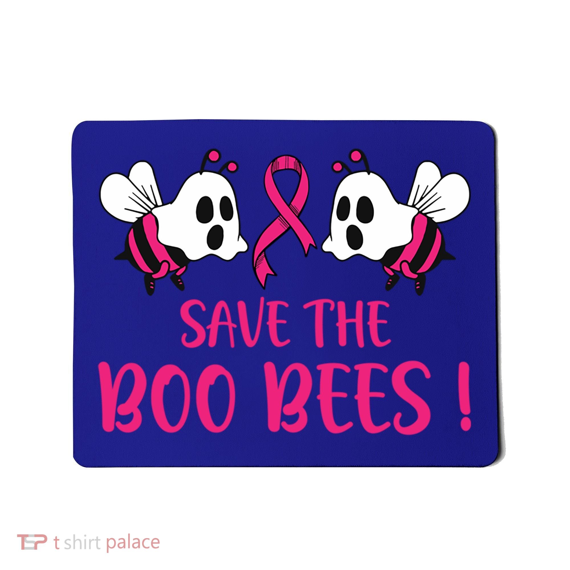 Save The Boobees Boo Bees Breast Cancer Halloween Gift Mousepad