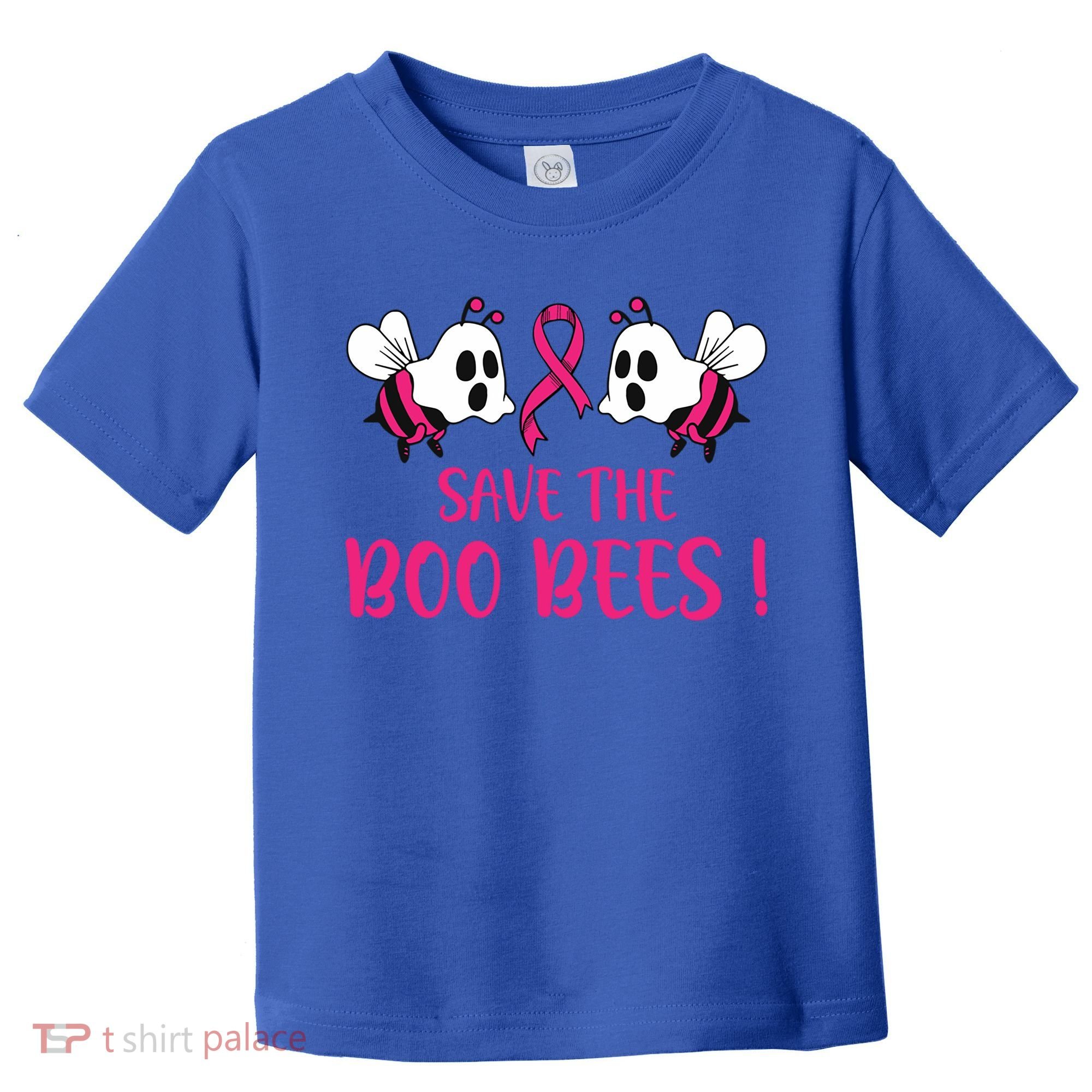 Save The Boobees Boo Bees Breast Cancer Halloween Gift Toddler T-Shirt