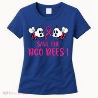 Save The Boobees Boo Bees Breast Cancer Halloween Gift Women's T-Shirt thumb 0