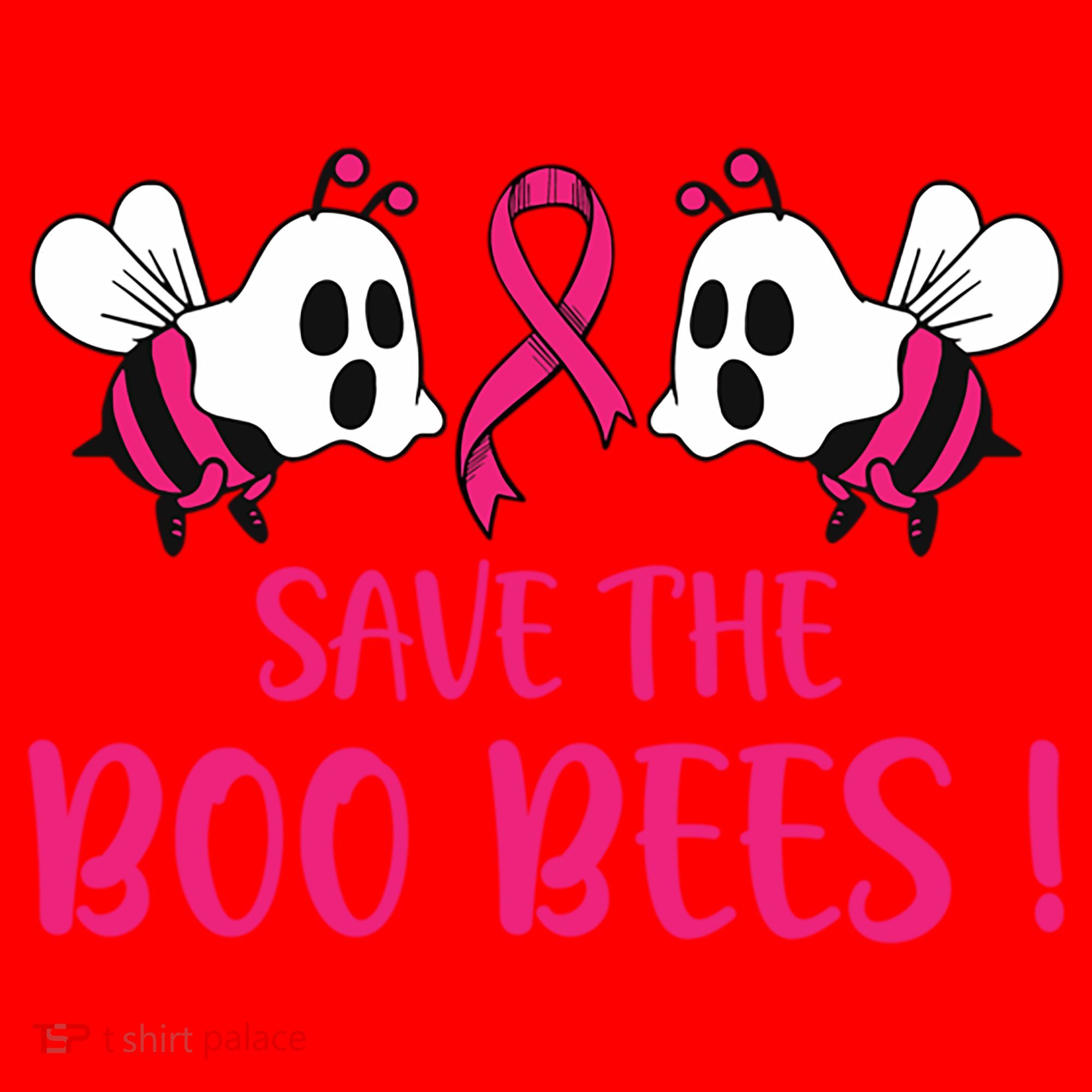 Save The Boobees Boo Bees Breast Cancer Halloween Gift Santa Hat