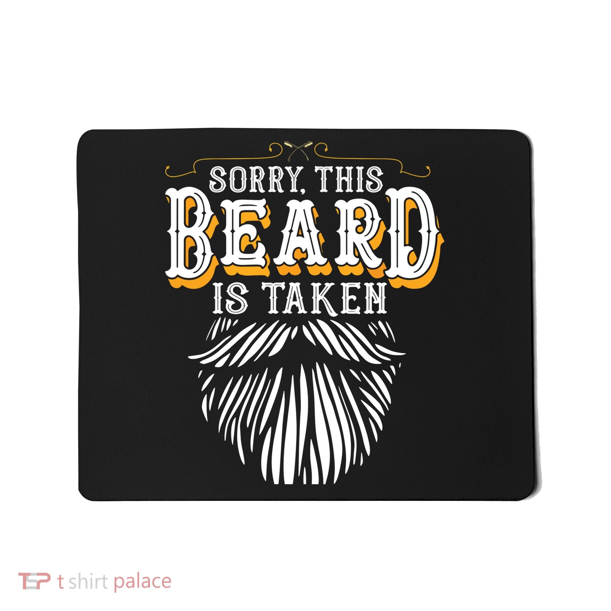 Sorry This Beard Is Taken Country Retro Valentines Day Gift Mousepad