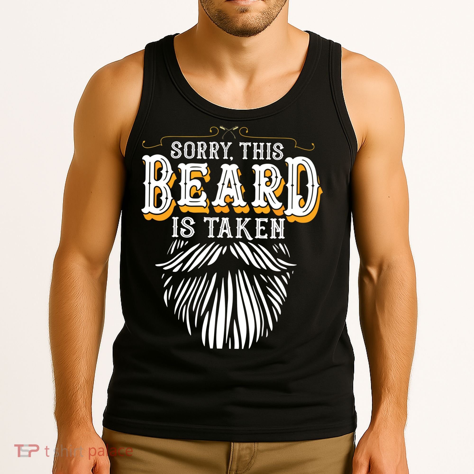 Sorry This Beard Is Taken Country Retro Valentines Day Gift Tank Top