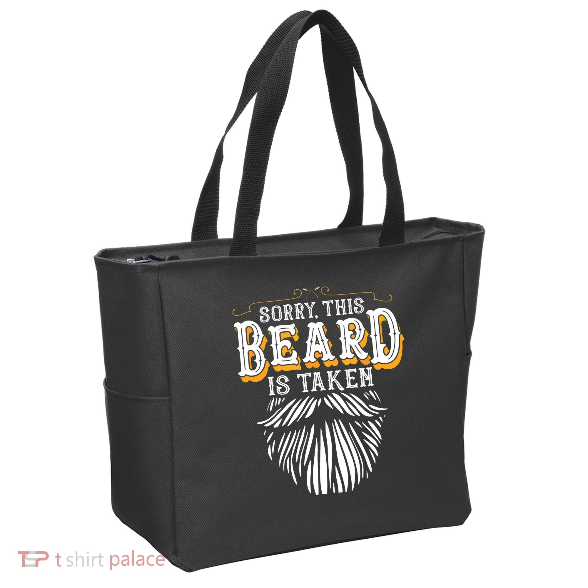 Sorry This Beard Is Taken Country Retro Valentines Day Gift Tote Bag