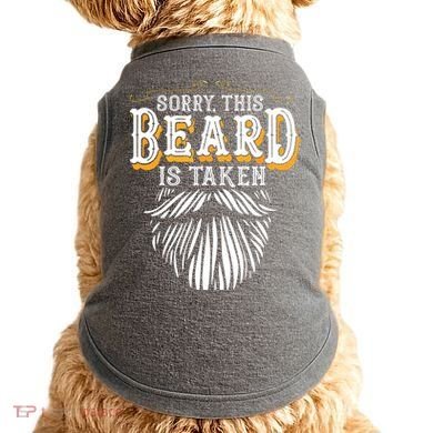 Sorry This Beard Is Taken Country Retro Valentines Day Gift Doggie Tank