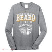 Sorry This Beard Is Taken Country Retro Valentines Day Gift Long Sleeve Shirt thumb 0