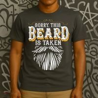 Sorry This Beard Is Taken Country Retro Valentines Day Gift T-Shirt thumb 3
