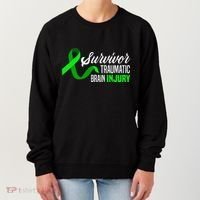 Survivor Traumatic Brain Injury Awareness TBI Survivor Women's Sweatshirt thumb 0