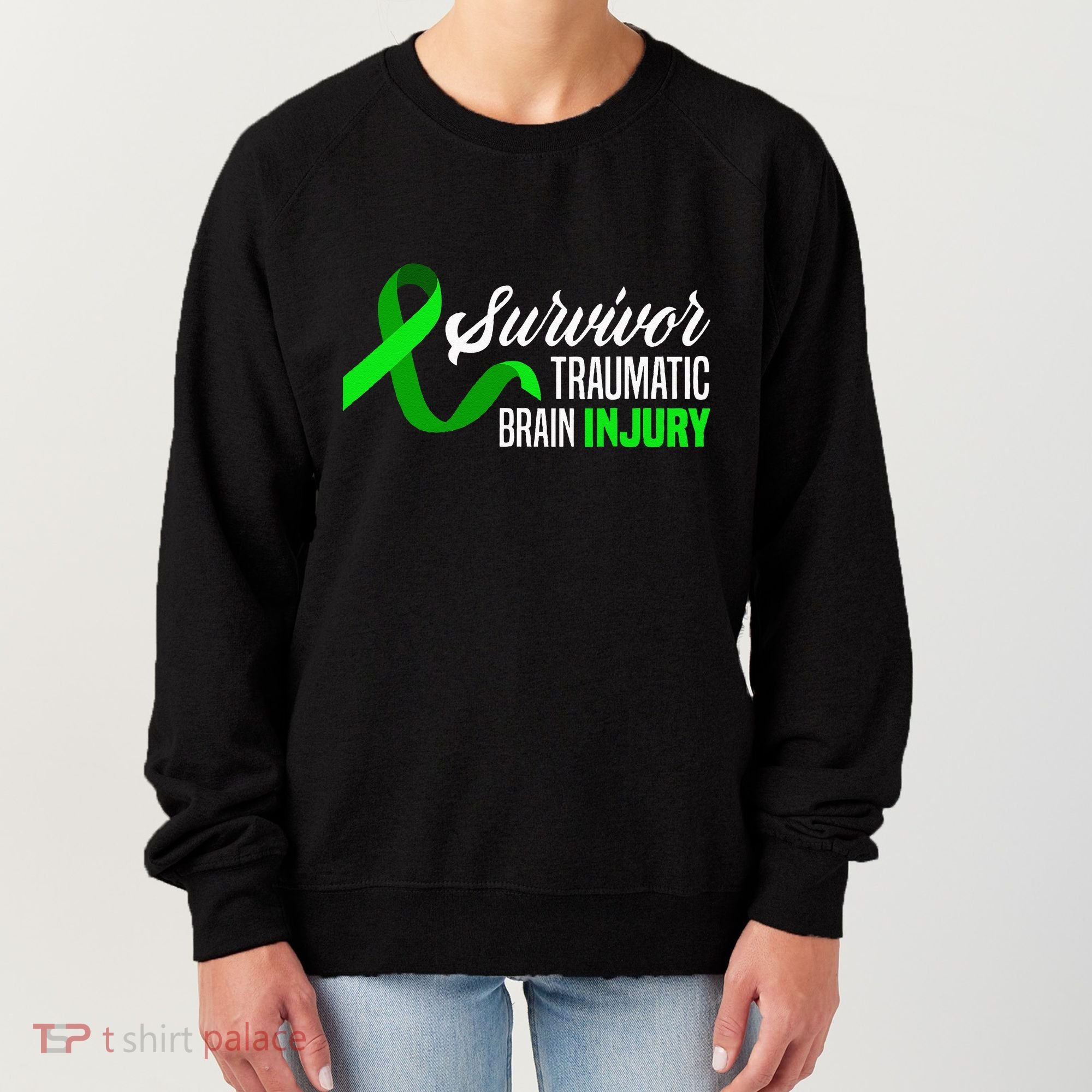 Survivor Traumatic Brain Injury Awareness TBI Survivor Women's Sweatshirt