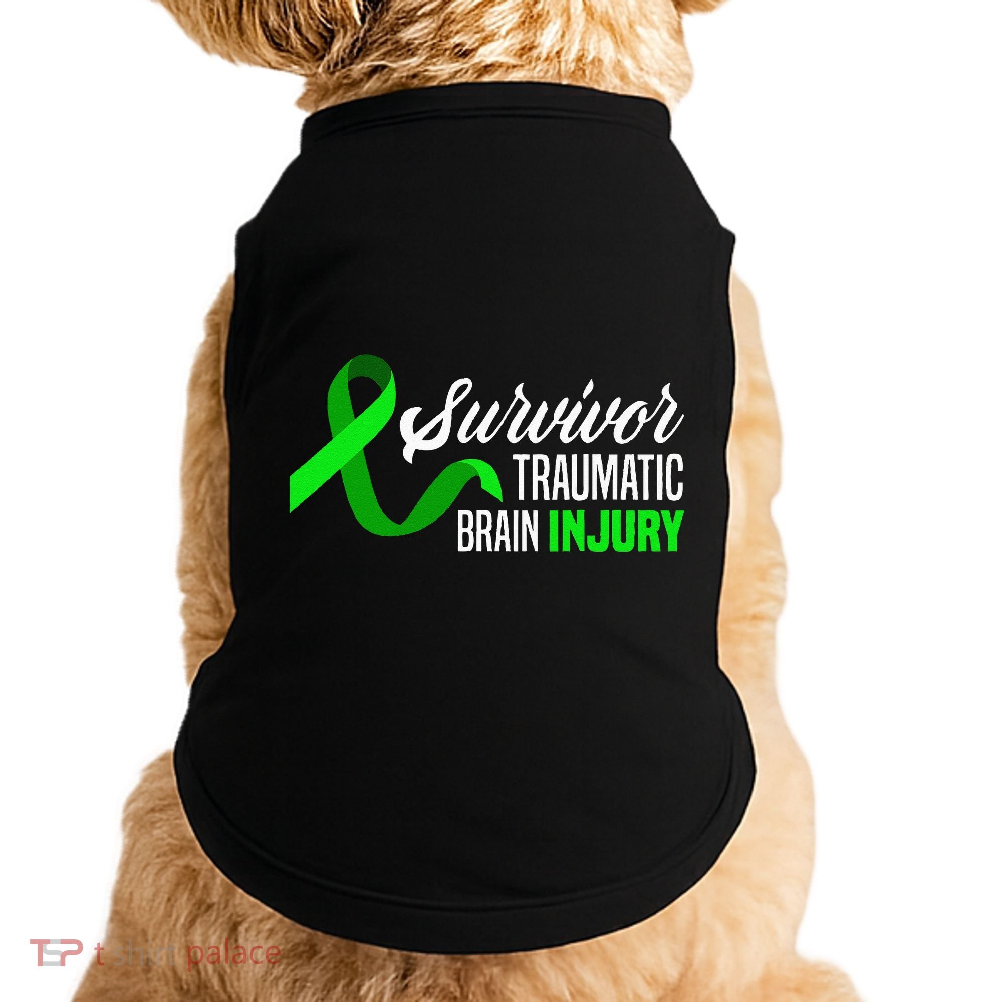 Survivor Traumatic Brain Injury Awareness TBI Survivor Doggie Tank