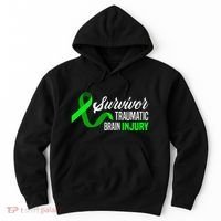 Survivor Traumatic Brain Injury Awareness TBI Survivor Hoodie thumb 0