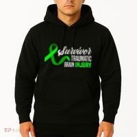 Survivor Traumatic Brain Injury Awareness TBI Survivor Hoodie thumb 2