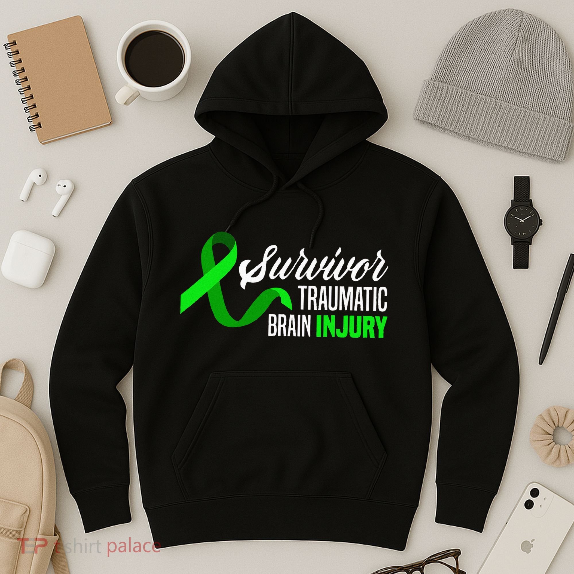 Survivor Traumatic Brain Injury Awareness TBI Survivor Hoodie