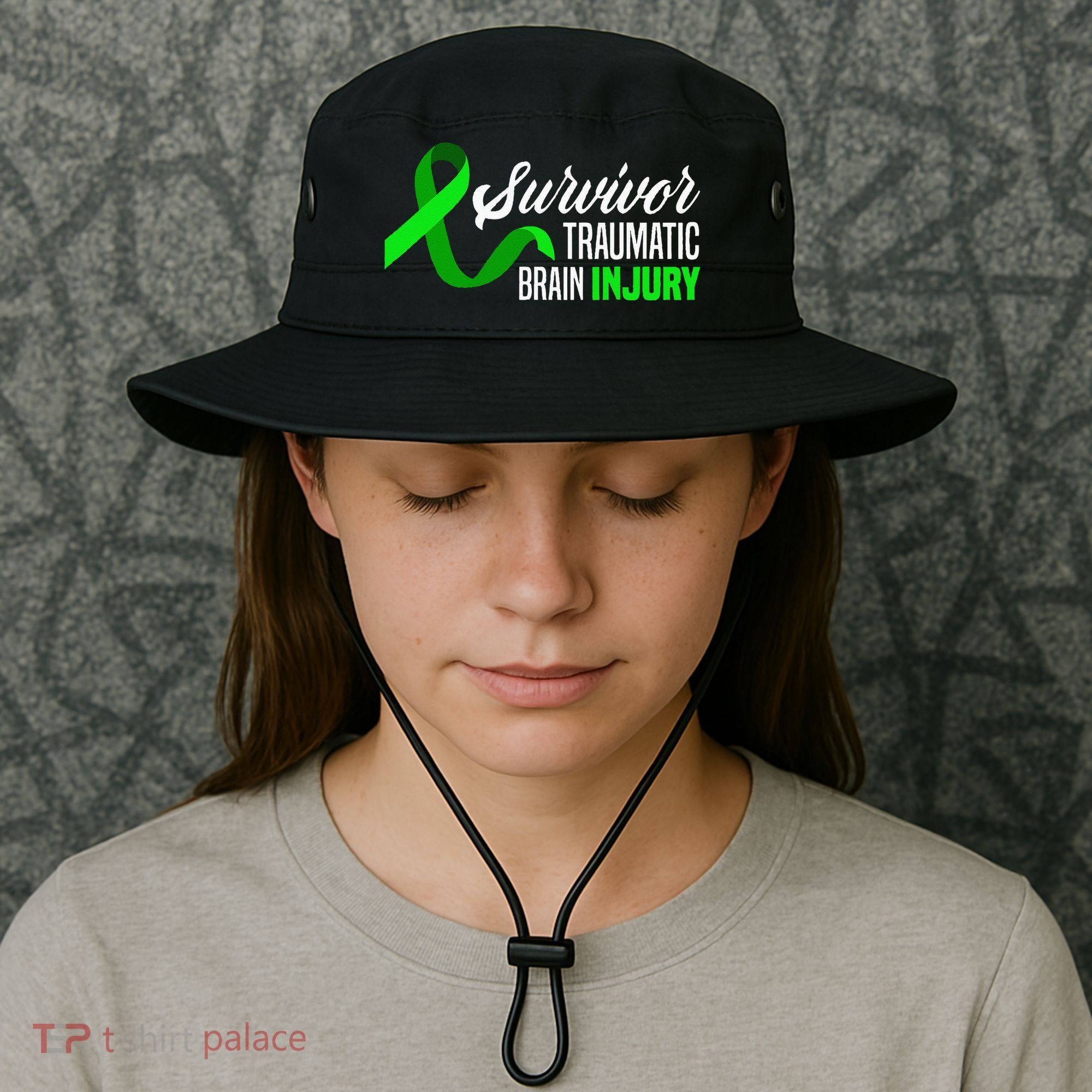 Survivor Traumatic Brain Injury Awareness TBI Survivor Bucket Hat