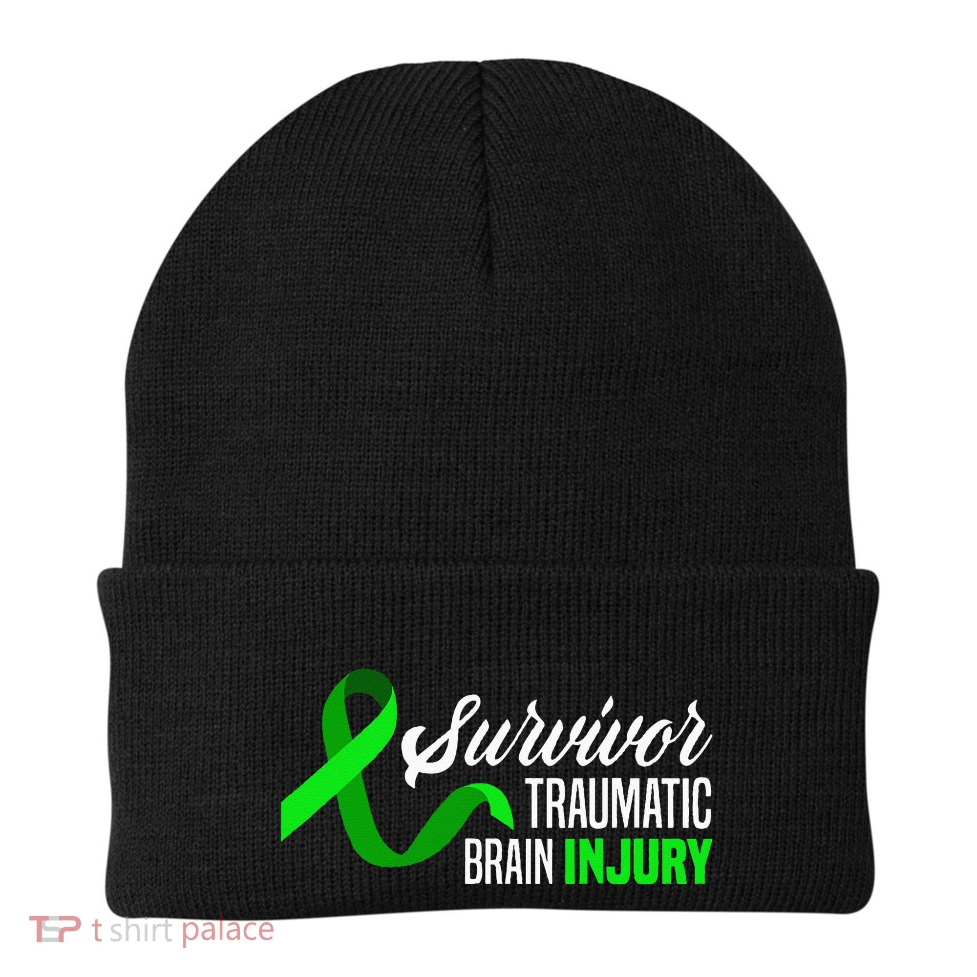 Survivor Traumatic Brain Injury Awareness TBI Survivor Beanie