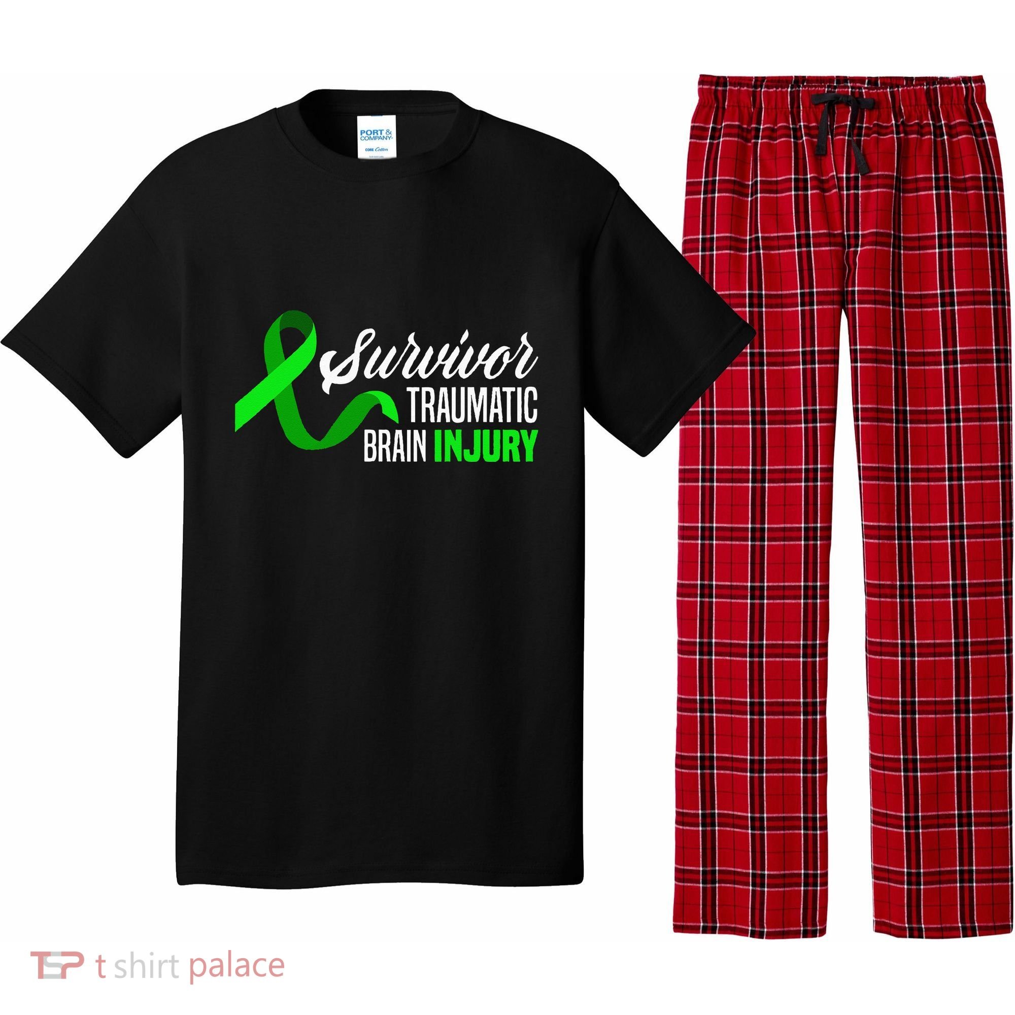 Survivor Traumatic Brain Injury Awareness TBI Survivor Pajama Set