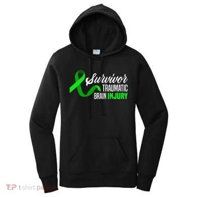 Survivor Traumatic Brain Injury Awareness TBI Survivor Women's Hoodie