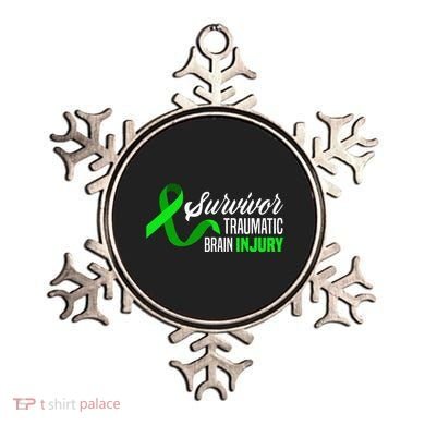Survivor Traumatic Brain Injury Awareness TBI Survivor Ornament