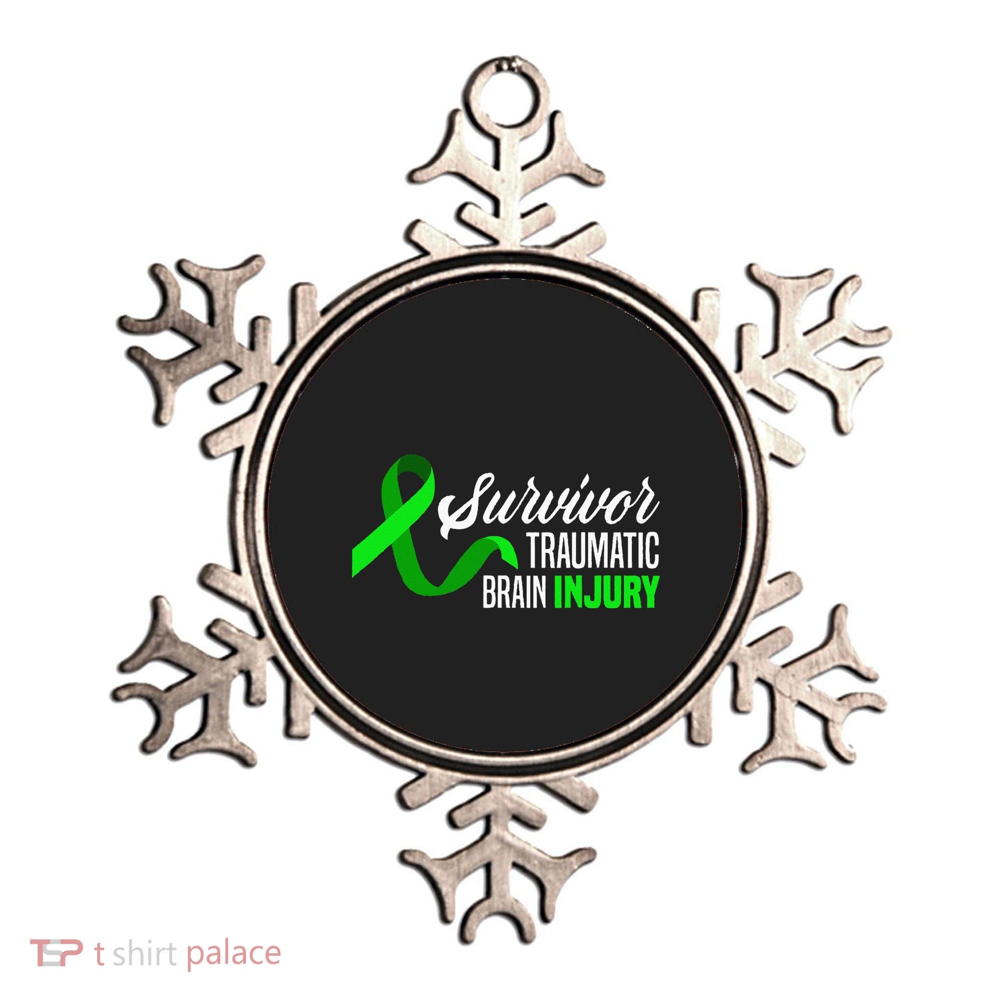 Survivor Traumatic Brain Injury Awareness TBI Survivor Ornament