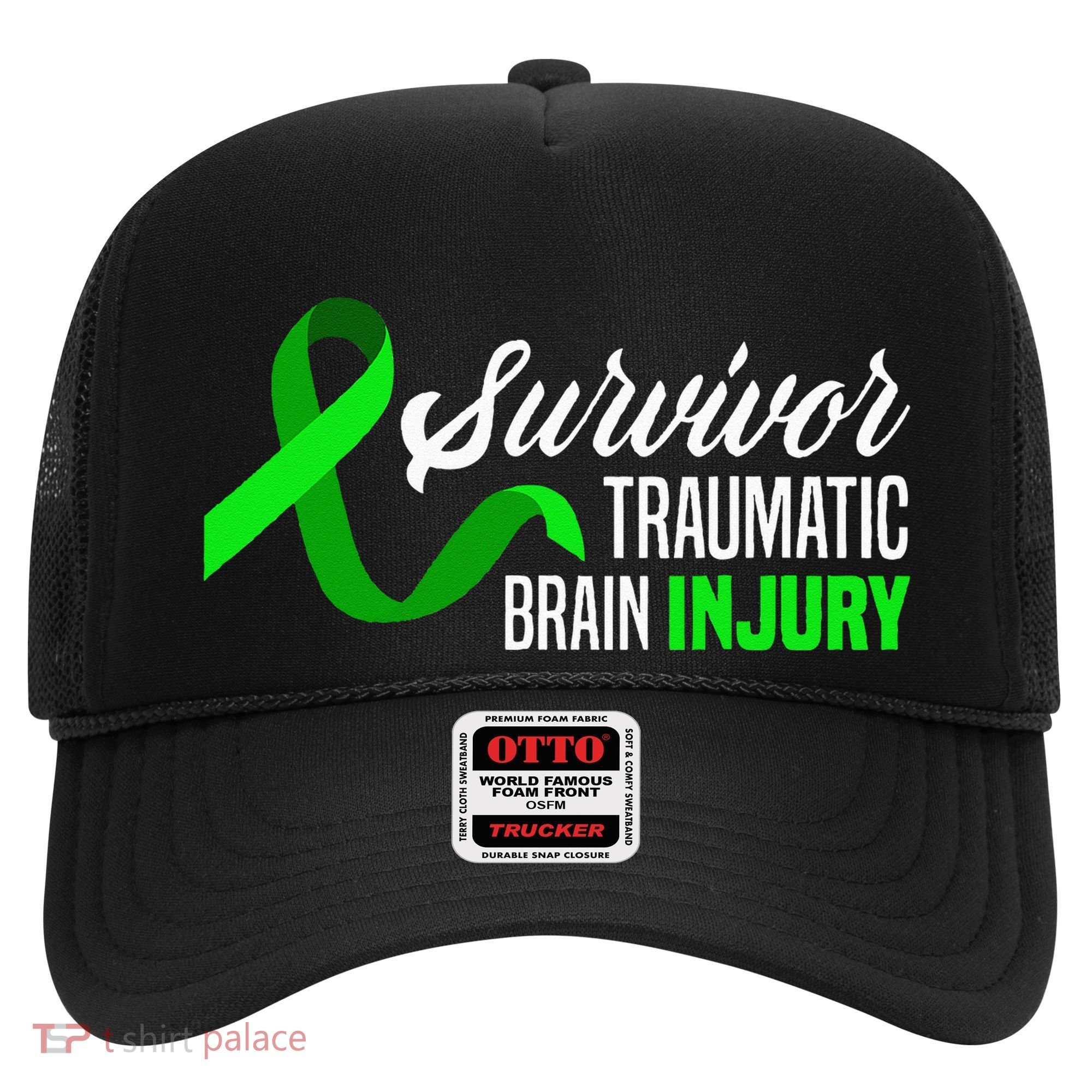 Survivor Traumatic Brain Injury Awareness TBI Survivor Hat