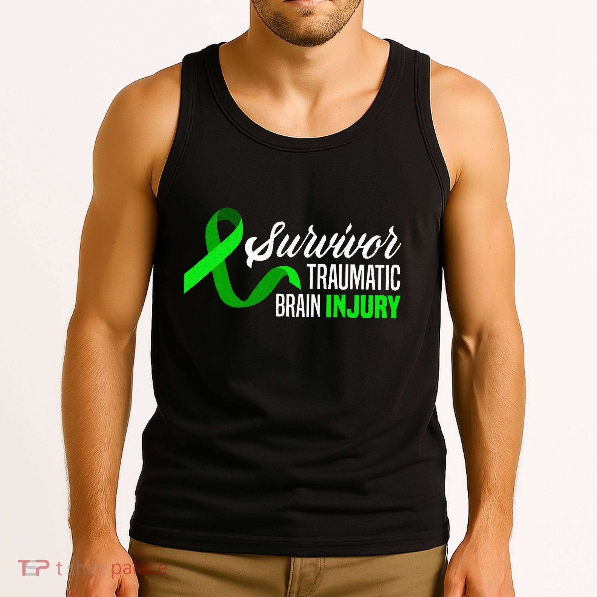 Survivor Traumatic Brain Injury Awareness TBI Survivor Tank Top