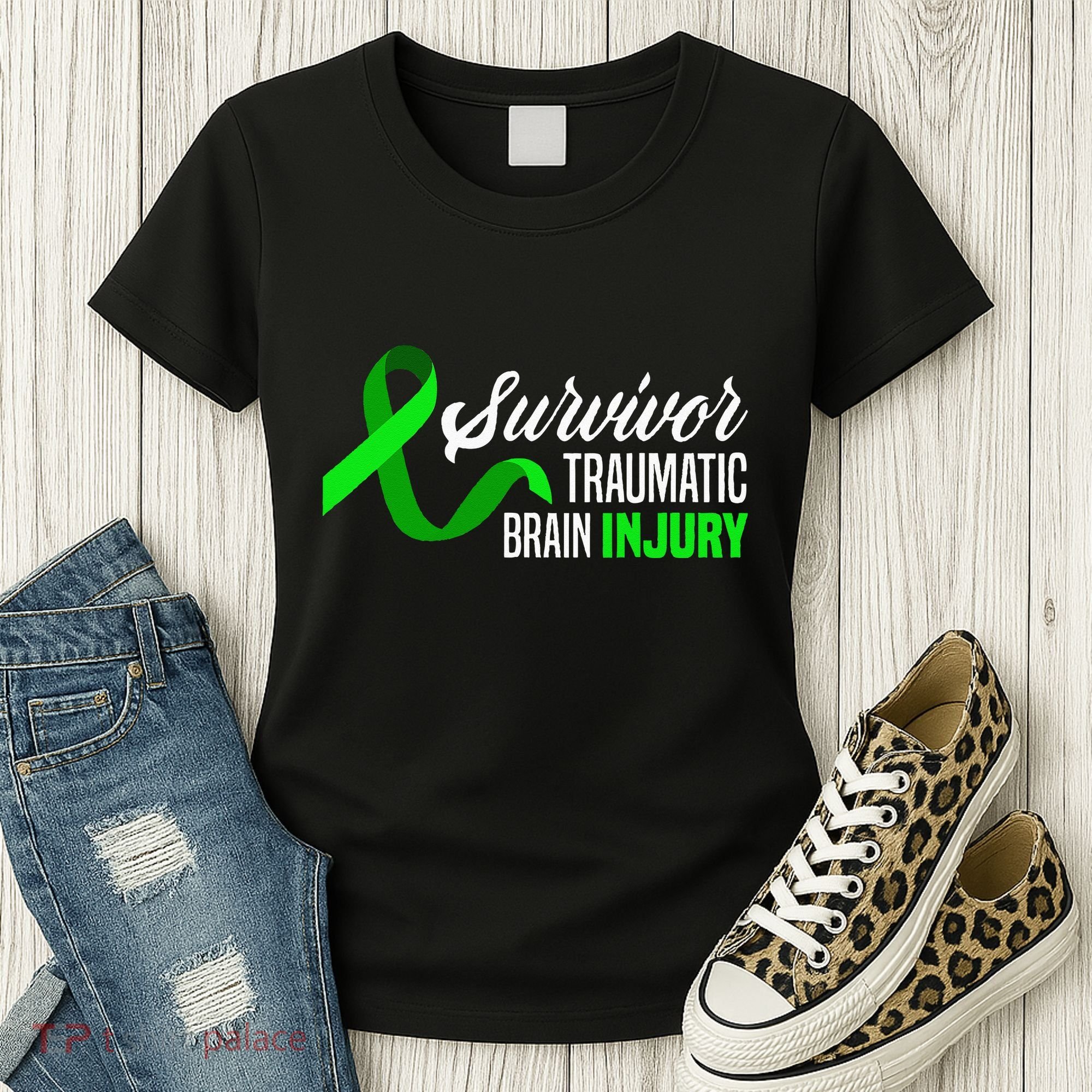Survivor Traumatic Brain Injury Awareness TBI Survivor Women's T-Shirt