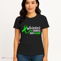 Survivor Traumatic Brain Injury Awareness TBI Survivor Women's T-Shirt thumb 4